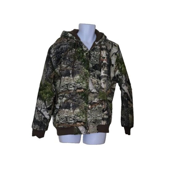 Mossy Oak Mountain Country Insulated men's Bomber Jacket size Large - Picture 2 of 9
